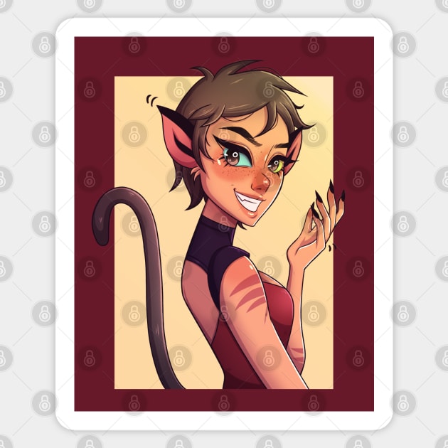 Catra Sticker by PeppermintKamz